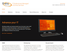 Tablet Screenshot of dienstconsulting.com